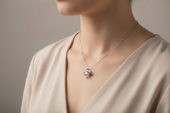 Love Knot Necklace - August Bloom