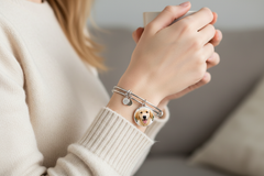 Luxury Circle Bangle - August Bloom